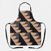 Triangle Semi Circle Geometric Muster Schürze (Vorderseite)