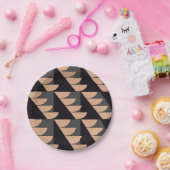Triangle Semi Circle Geometric Party Pappteller (Party)