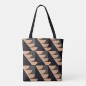 Triangle Semi Circle Geometric Tasche (Rückseite)