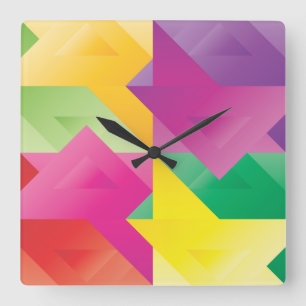 TRIANGLE SPIELE QUADRATISCHE WANDUHR