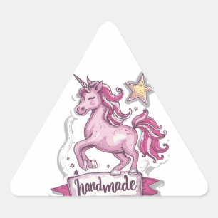 Triangle Stickers Unicorn und die Inschrift