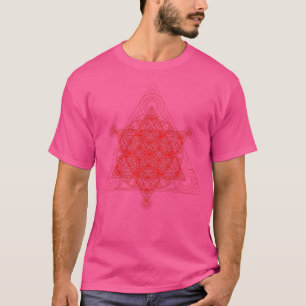 Triangle Superpyramide Rot T-Shirt