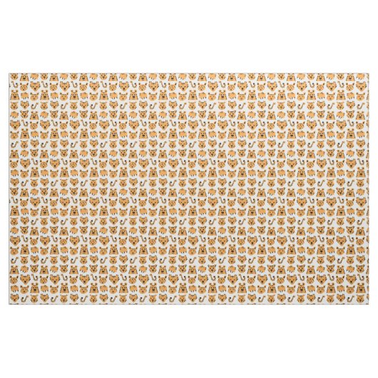 Triangle Tangerine Tiger  Stoff (Yard (91,4 cm))