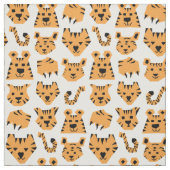 Triangle Tangerine Tiger  Stoff (Muster)