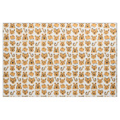 Triangle Tangerine Tiger  Stoff (Fat Quarter (45,7 x 55,9 cm))
