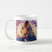 Triangle Tiger Grunge Kaffeetasse (Links)