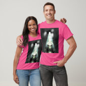 Triangle Ufo Alien Entführung T-Shirt (Unisex)