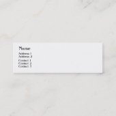 Triangle-Visitenkarte Mini Visitenkarte (Rückseite)