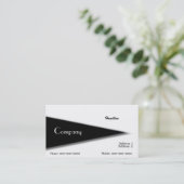 Triangle-Visitenkarte Visitenkarte (Stehend Vorderseite)
