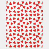 Triangle Watermelons Fleecedecke (Vorderseite)