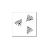 Triangle Watermelons Gummistempel (Prägung)