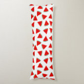 Triangle Watermelons Seitenschläferkissen (Vorderseite Vertikal)