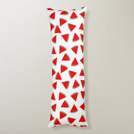 Triangle Watermelons Seitenschläferkissen (Rückseite (Vertikal))