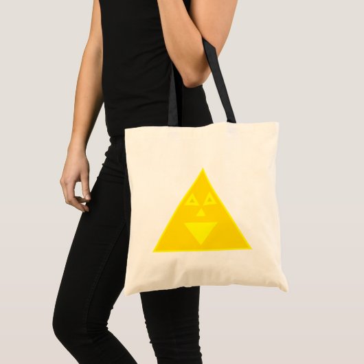 Trianglely Tote Bag Tragetasche (Vorderseite (Produkt))