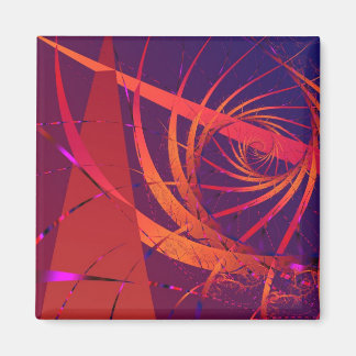 Triangulation Cooles Abstraktes Fraktal Magnet