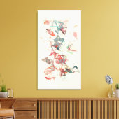 triangulieren leinwanddruck (Insitu (Wohnzimmer))