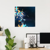 Triangulo astracto_poster poster (Heimbüro)