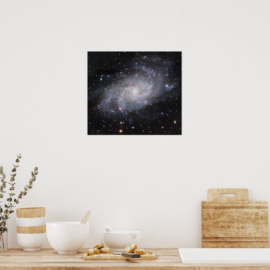 Triangulum Galaxy #6 Poster (Küche)