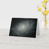 Triangulum Galaxy (M33) Greeting Card Karte (Gelbe Blume)