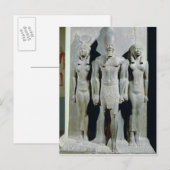 Trias Menkaures mit der Göttin Hathor Postkarte (Vorne/Hinten)