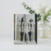 Trias Menkaures mit der Göttin Hathor Postkarte (Stehend Vorderseite)