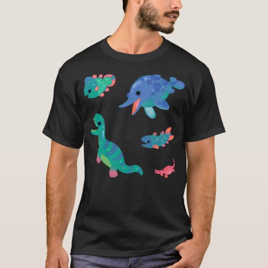 Triassic Baby - Gelb T-Shirt (Vorderseite)