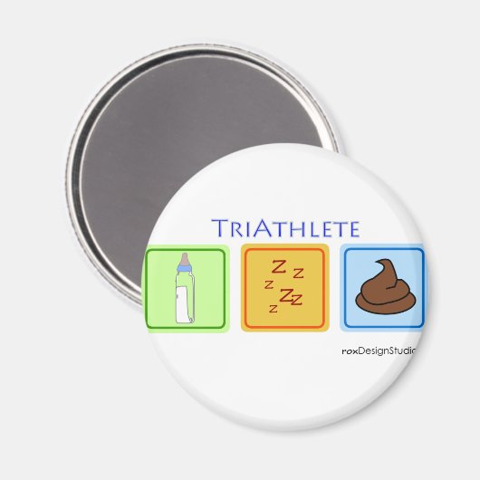 TriAthelete Magnet (Vorderseite/Rückseite)