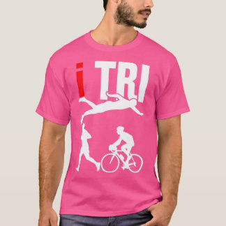 Triathle Triathle Triathlon Reiten T-Shirt