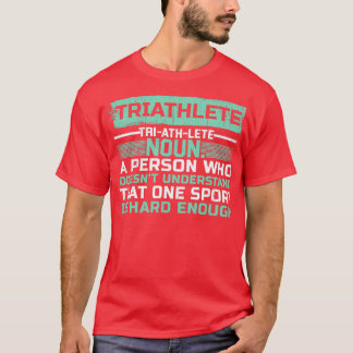 Triathle Triathle Triathlon Reiten T-Shirt