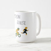 Triathlet Kaffeetasse (VorderseiteRechts)