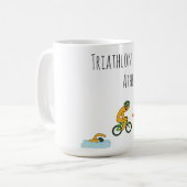 Triathlet Kaffeetasse (Vorderseite Links)