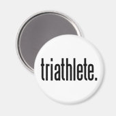 Triathlet. Magnet (Vorderseite/Rückseite)