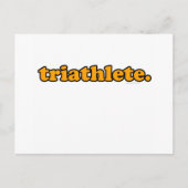 Triathlet Postkarte (Vorderseite)