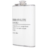 Triathlete Definition Geschenk, Name Definition Flachmann (Links)