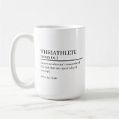 Triathlete definition gift, name definition mug, kaffeetasse (Links)