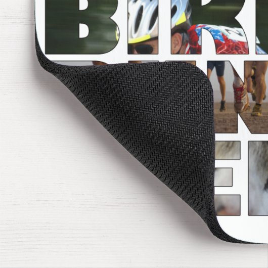 Triathlete essen mousepad (Ecke)