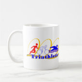 Triathlete - Fahrradfahren Kaffeetasse (Links)
