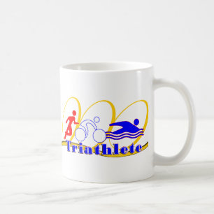 Triathlete - Fahrradfahren Kaffeetasse