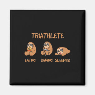 Triathlete Funny Gaming Slotspielautomat Video Gam Magnet