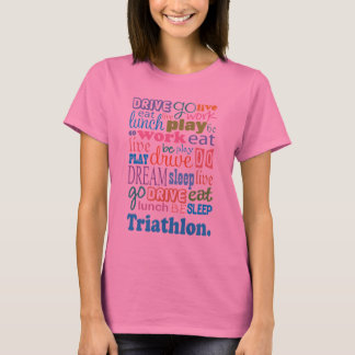 Triathlete Geschenk für Frauen-T - Shirt