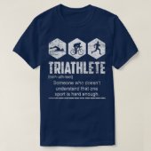 Triathlete Hard Training T-Shirt (Design vorne)