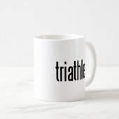 Triathlete. Kaffeetasse (VorderseiteRechts)