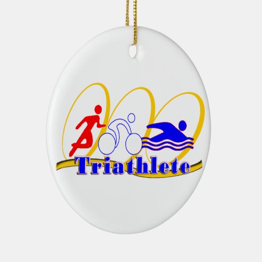 Triathlete Keramikornament (Rechts)