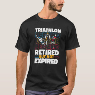 Triathlete Langläufer-Radsport-Triat T-Shirt