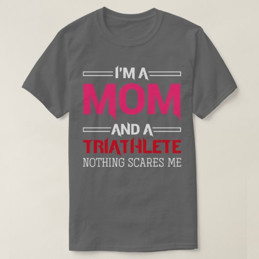 Triathlete Mama Triathlon T-Shirt (Design vorne)