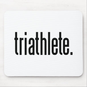Triathlete. Mousepad