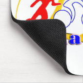 Triathlete SCHWIMMEN-LAUFfahrrad Mousepad (Ecke)