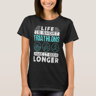 Triathlete Triathlete Athlete Männer Frauen T-Shirt