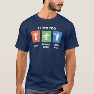 Triathlete-Unterstützer-Shirt T-Shirt