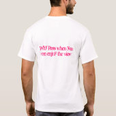 Triathlete, warum... T-Shirt (Rückseite)